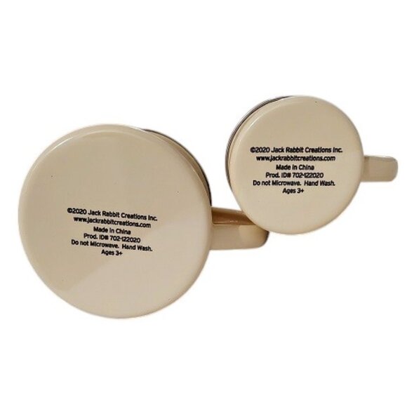 Jack Rabbit Creations Elephants Tea-For-Two Enamelware Big and Little Mugs - Picture 3 of 5